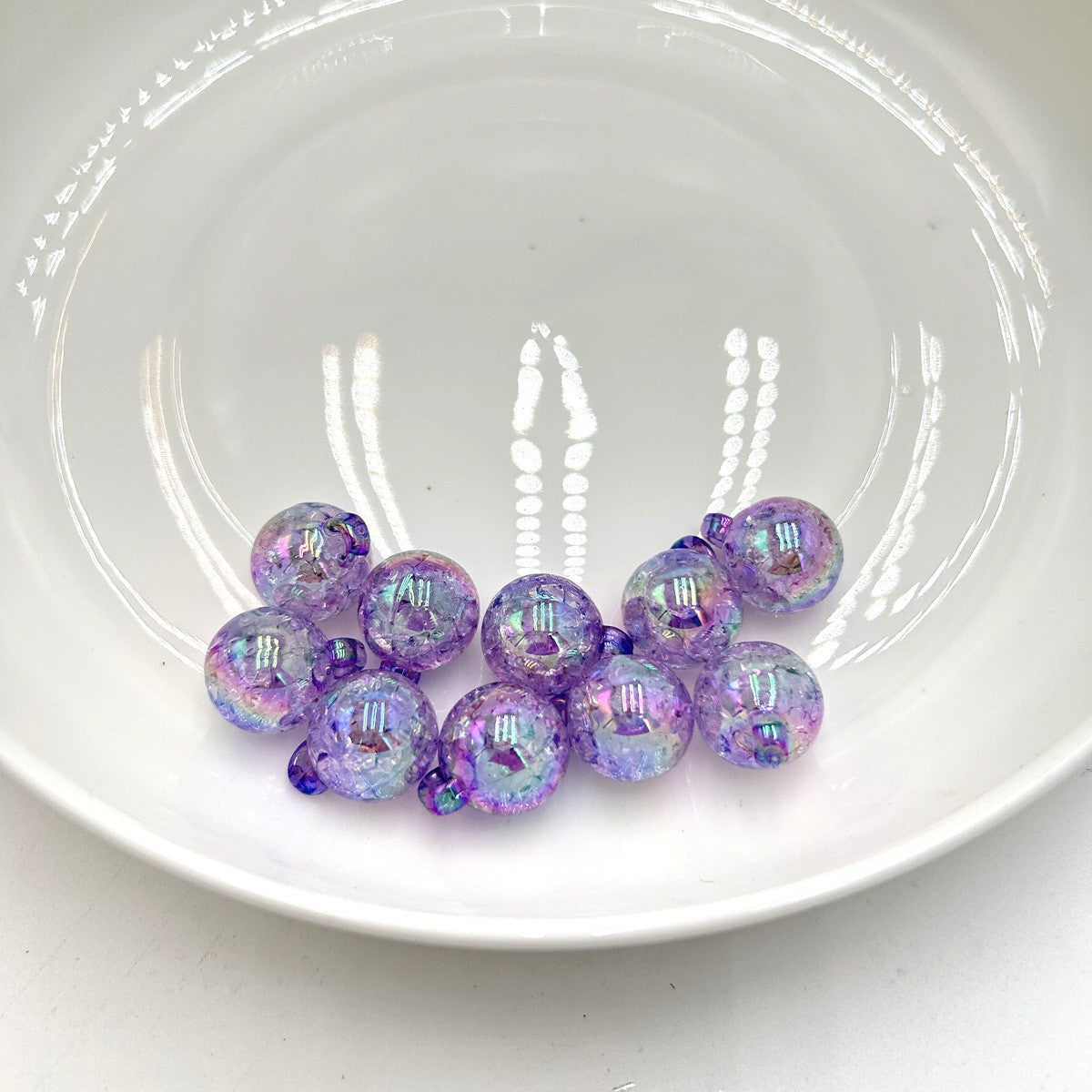 Wholesale .30PCS Acrylic Luminous Bear Rabbit Beads